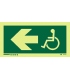 4824 Disabled symbol with arrow left
