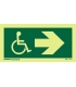 4825 Disabled symbol with arrow right