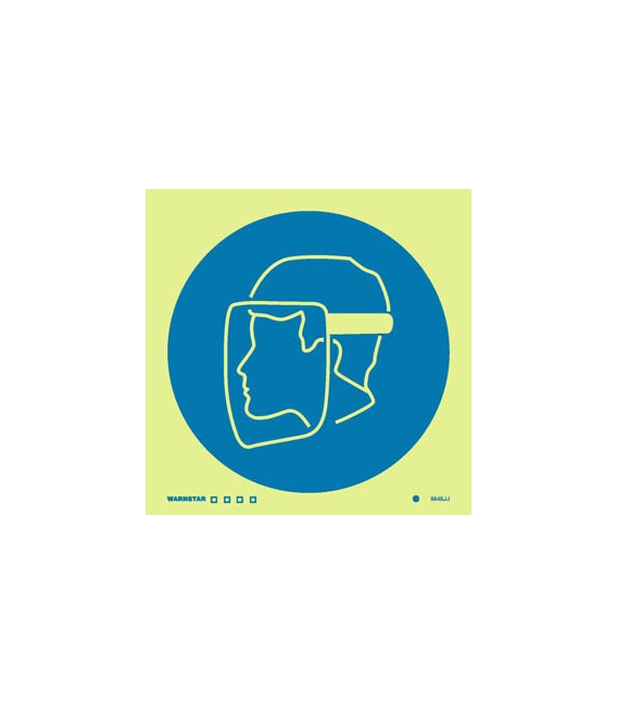 5645 Face shield symbol