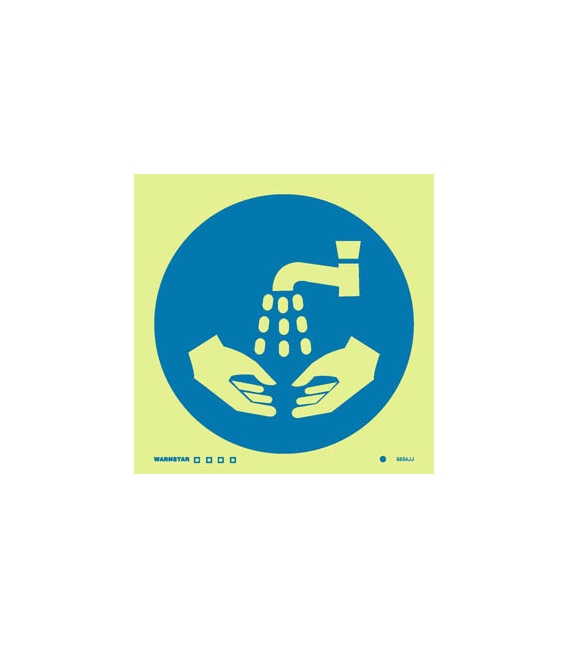 5654 Wash hands symbol