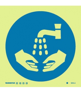 5654 Wash hands symbol