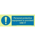 5678 Personal protective equipment is provided. USE IT + symbol