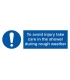 5680 To avoid injury take care in the shower during rough weather
