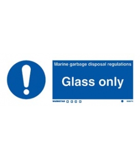 5696 Marine garbage disposal regulations - Glass only