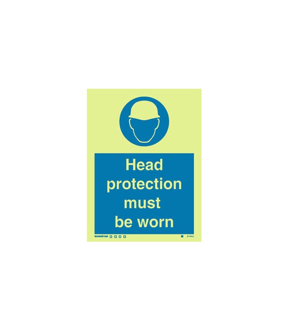 5710 Head protection must be worn + symbol