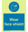 5716 Wear face shield + symbol