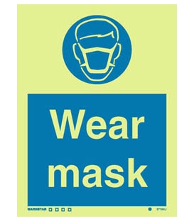 5719 Wear mask + symbol