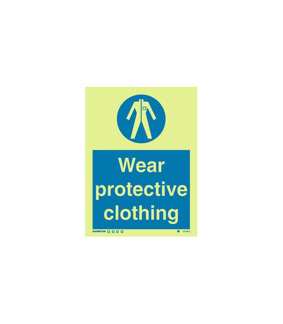 5726 Wear protective clothing + symbol