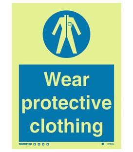 5726 Wear protective clothing + symbol