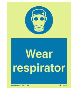 5731 Wear respirator + symbol