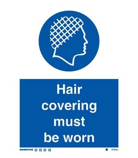 5736 Hair covering must be worn