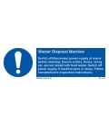 5756 Waste Disposal Machine (Safety Instructions.)