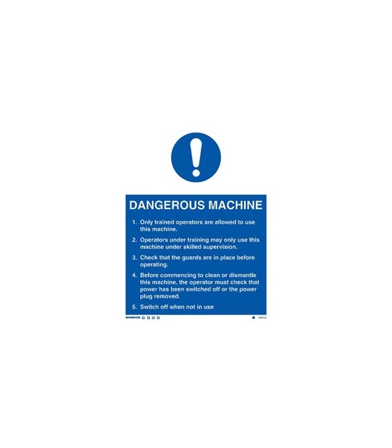 5757 Dangerous Machine (Safety Instructions.)