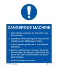 5757 Dangerous Machine (Safety Instructions.)