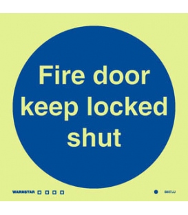 5807 Fire door keep locked shut