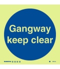 5812 Gangway keep clear