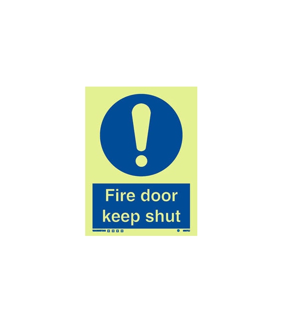 5837 Fire door keep shut + !