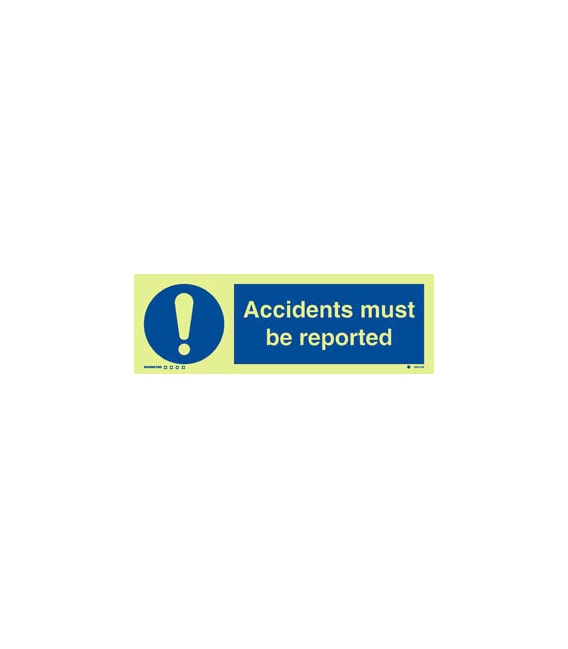 5851 Accidents must be reported + symbol