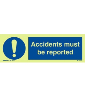 5851 Accidents must be reported + symbol