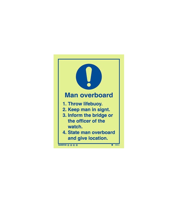 5902 Man overboard instructions