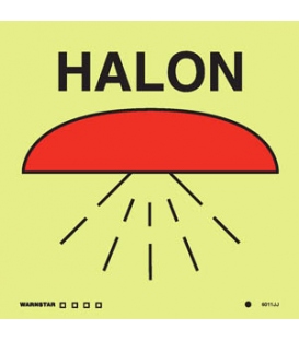 6011 Space protected by halon 1301