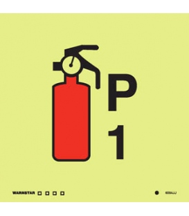 6084 1kg Powder fire extinguisher