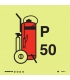 6085 50kg Wheeled powder fire extinguisher