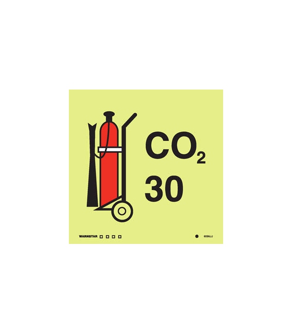 6086 30 kg Wheeled CO2 fire extinguisher
