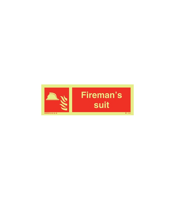 6158 Firemans suit + symbol