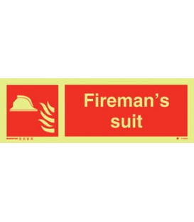 6158 Firemans suit + symbol