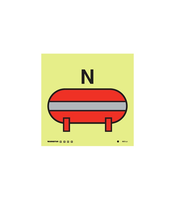 6821 Fixed nitrogen fire extinguishing installation