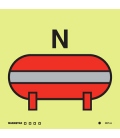 6821 Fixed nitrogen fire extinguishing installation