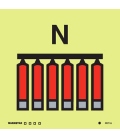6827JJPV FCS - Fixed Nitrogen fire extinguishing battery