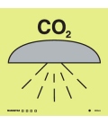 6859JJPV FCS - Space protected by CO2 fire extinguishing system