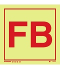 6878 Fire blanket - non standard sign