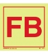 6878 Fire blanket - non standard sign