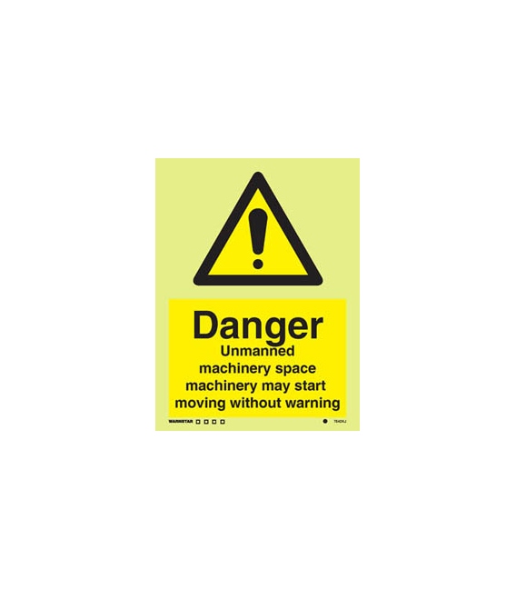7542 Danger Unmanned machinery space …