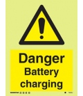 7543 Danger Battery Charging