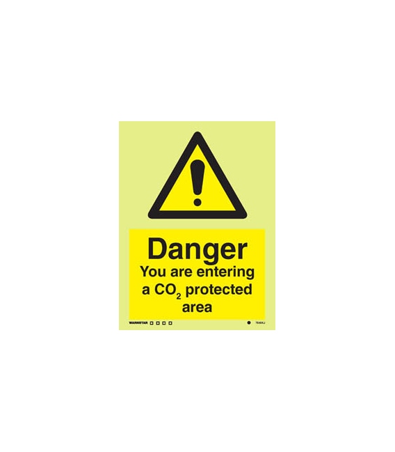7545 Danger You are entering a CO2 protected area