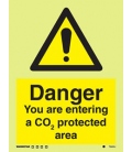 7545 Danger You are entering a CO2 protected area