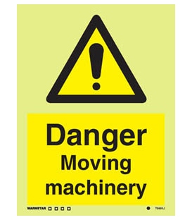 7546 Danger Moving machinery