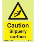 7574 Caution Slippery surface