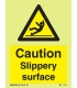 7574 Caution Slippery surface