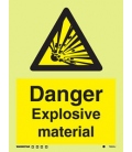 7583 Danger Explosive material