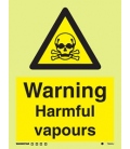 7604 Warning Harmful vapours