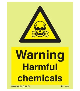 7605 Warning Harmful chemicals