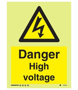 7610 Maritime Progress Danger High voltage
