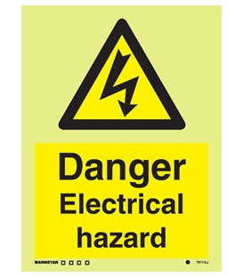 7611 Danger Electrical hazard