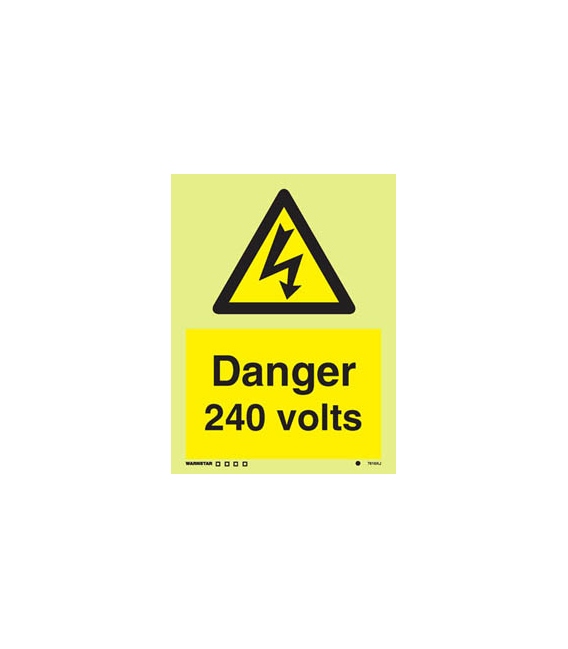 7616 Danger 240 volts