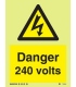 7616 Danger 240 volts